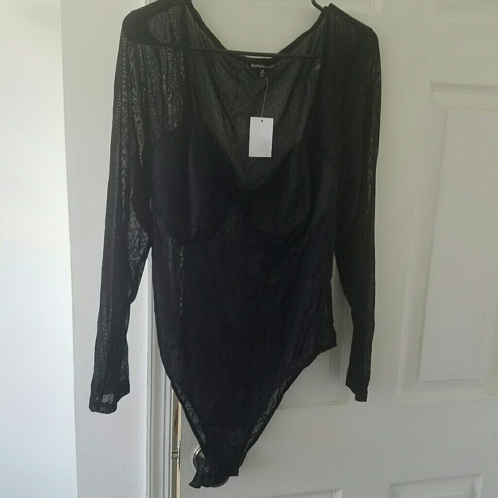 NWT mesh bodysuit